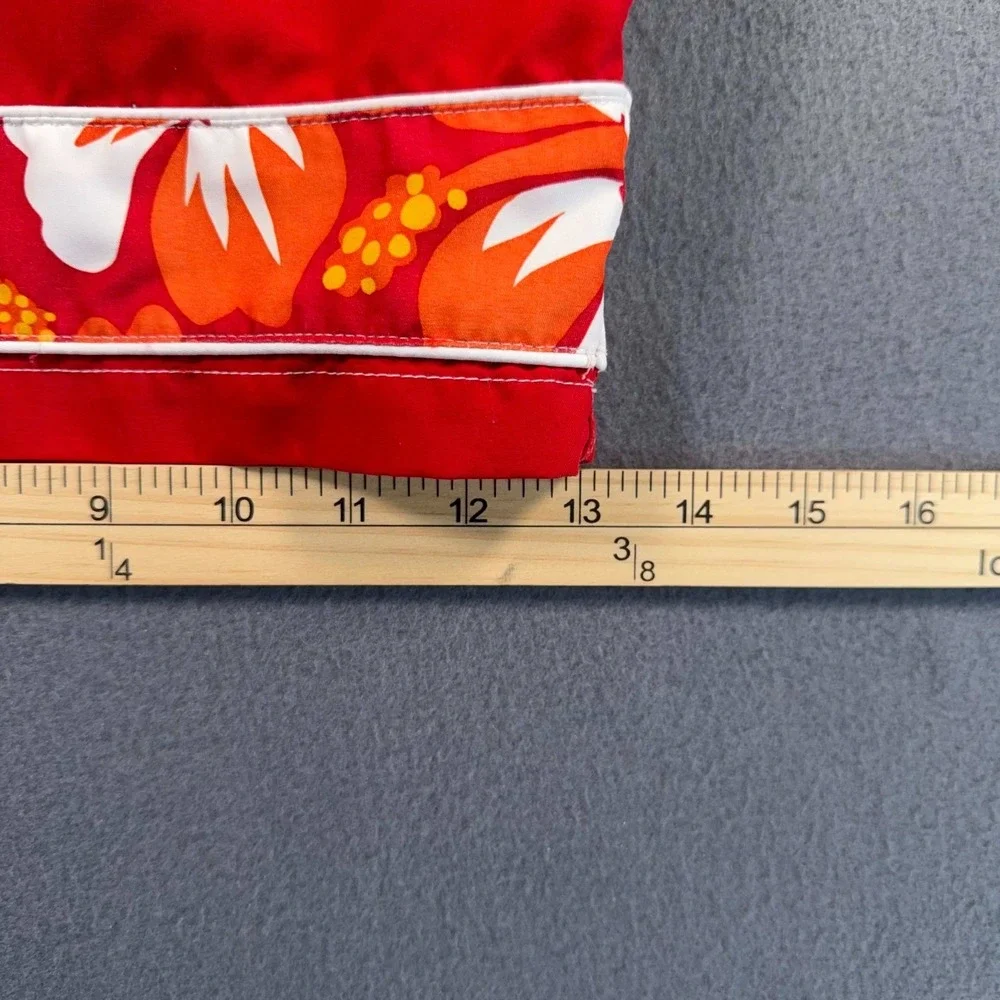 Budweiser Tropical Swim Trunks Mens L Red Beach Rays 40x8‎ Mesh Lined